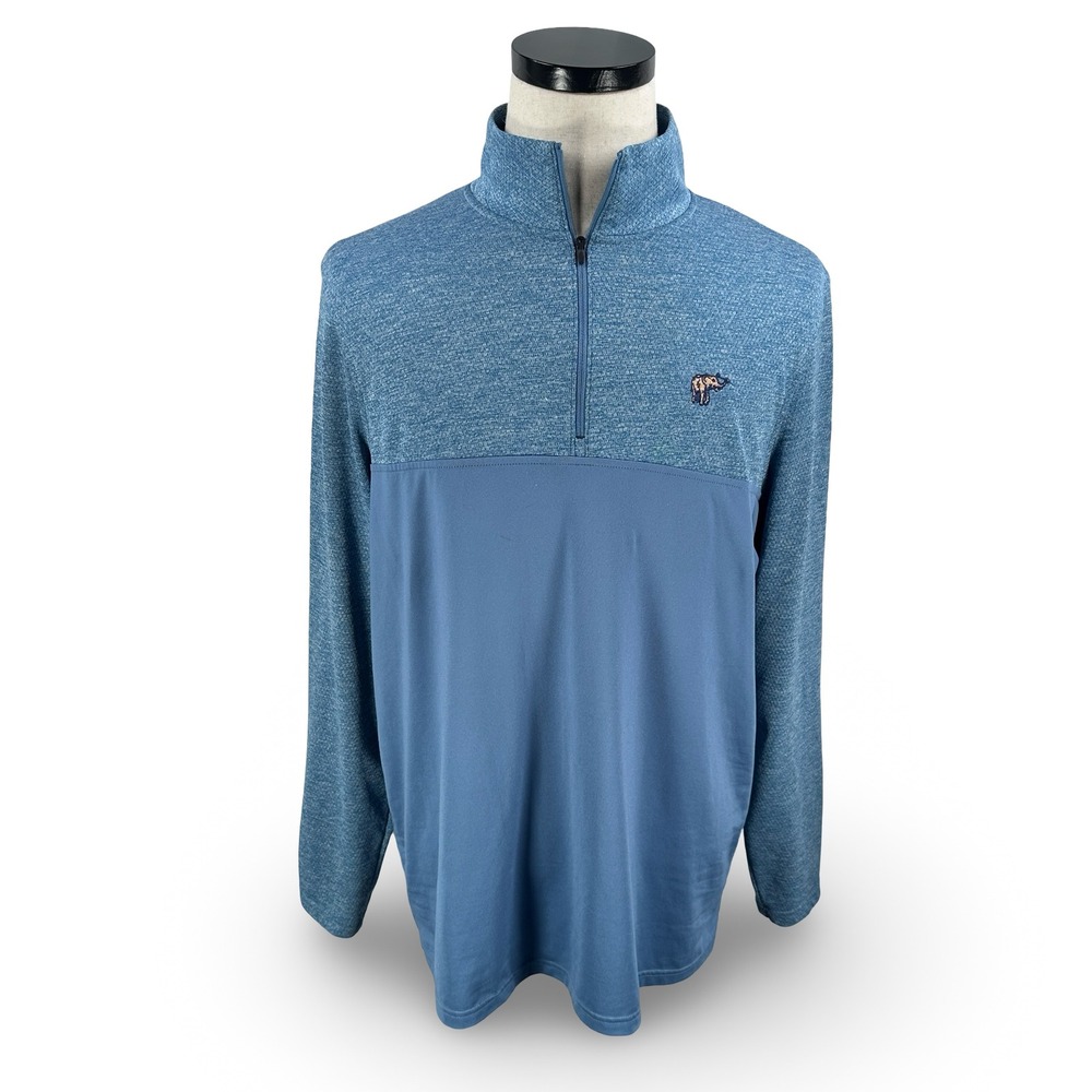 Under Armour Mens Blue Quarter Zip Pullover Union League of Torresdale Large